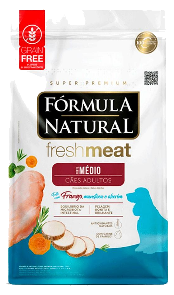 Fresh Meat Cães Adultos Porte Médio